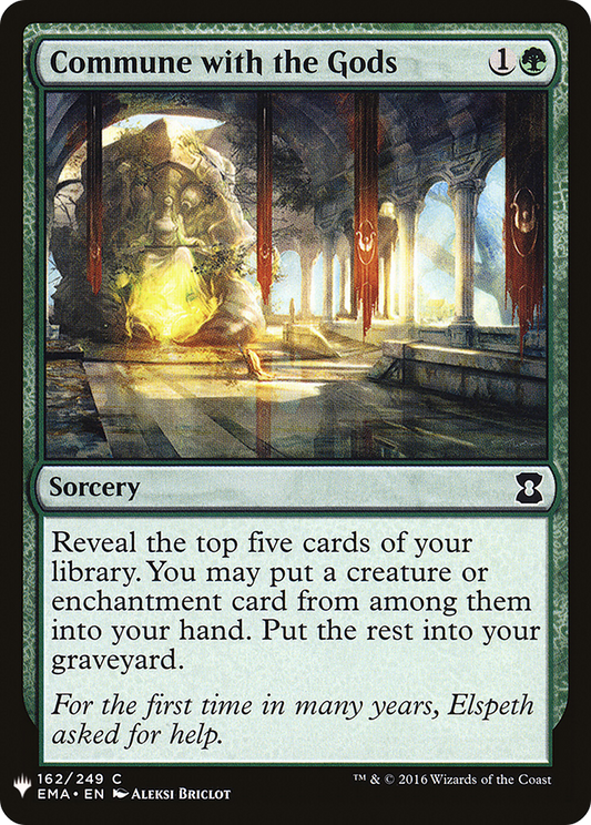 Commune with the Gods (LIST-EMA-162)