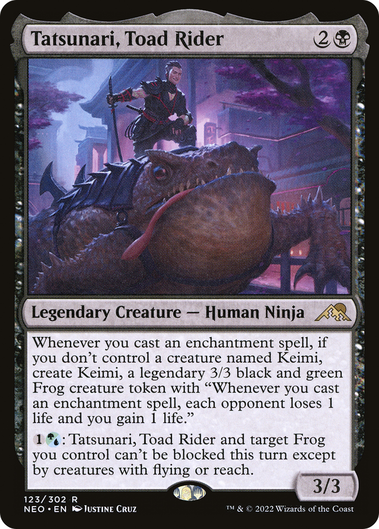 Tatsunari, Toad Rider (NEO-123) (Foil)