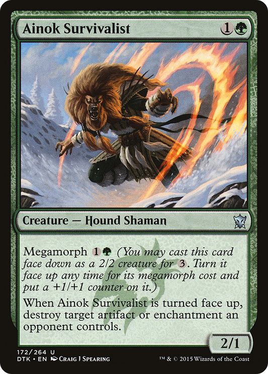 Ainok Survivalist (DTK-172) (Foil)