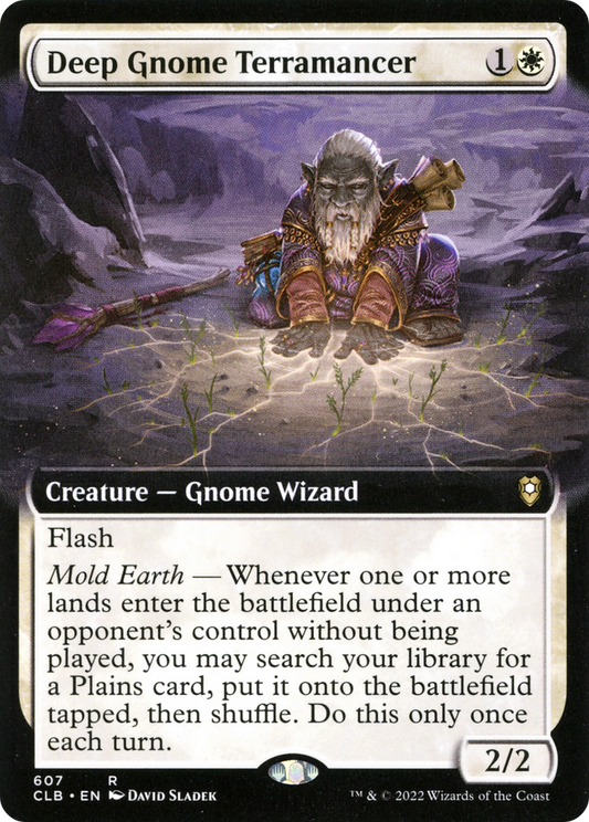 Deep Gnome Terramancer (CLB-607) (Extended Art)