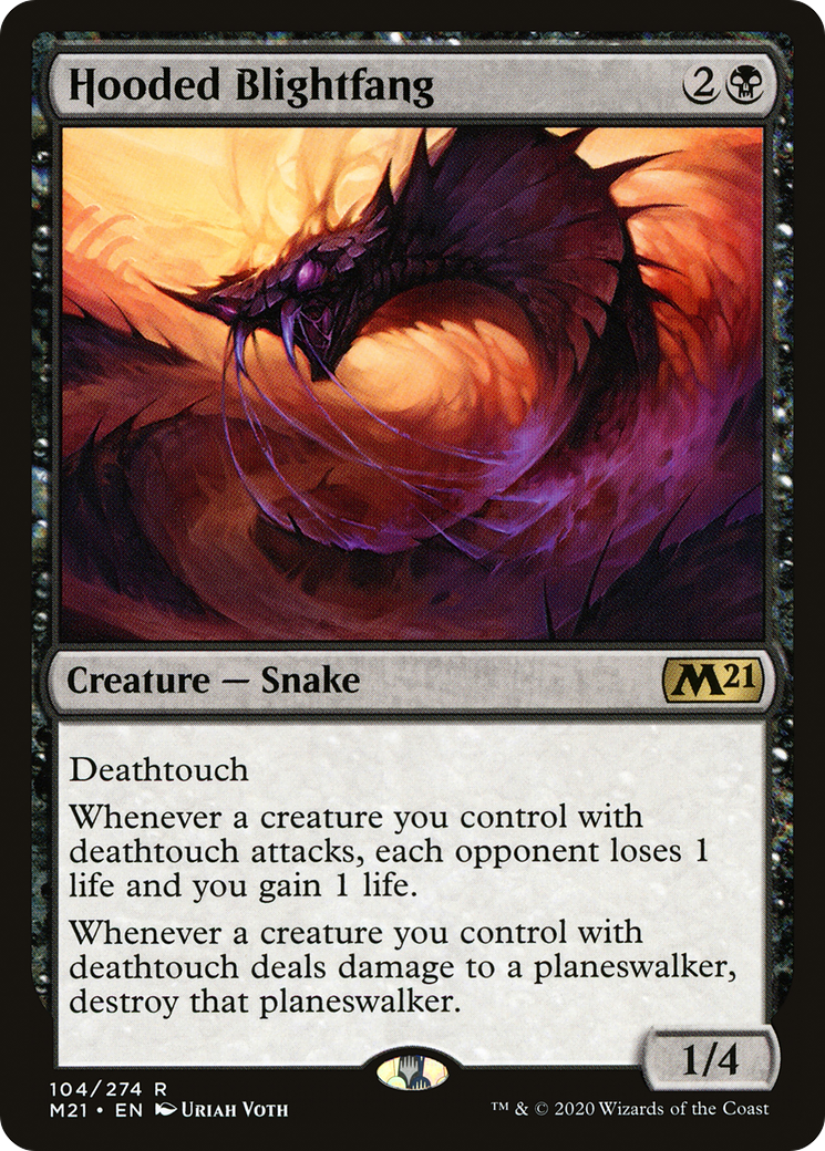 Hooded Blightfang (M21-104) (Foil)