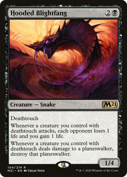 Hooded Blightfang (M21-104) (Foil)