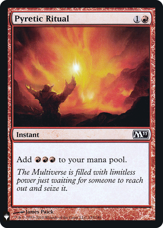 Pyretic Ritual (LIST-M11-153) (Foil)