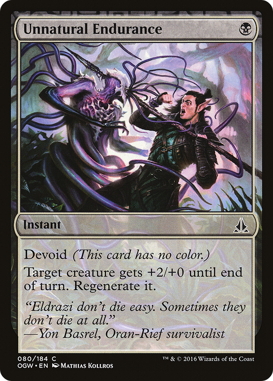 Unnatural Endurance (OGW-080) (Foil)
