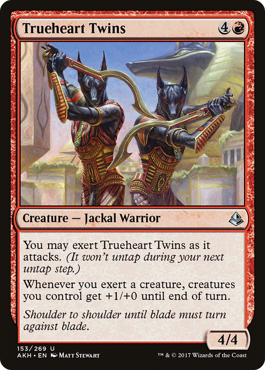 Trueheart Twins (AKH-153) (Foil)