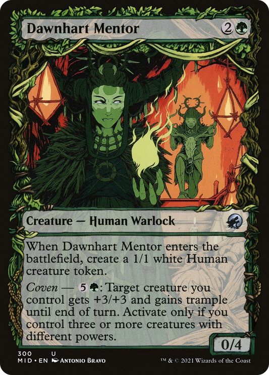Dawnhart Mentor (MID-300) (Showcase) (Foil)