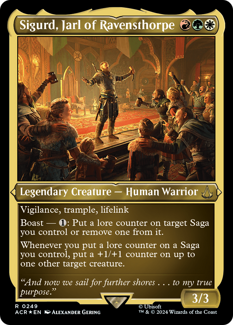 Sigurd, Jarl of Ravensthorpe (ACR-249) (Etched Foil)