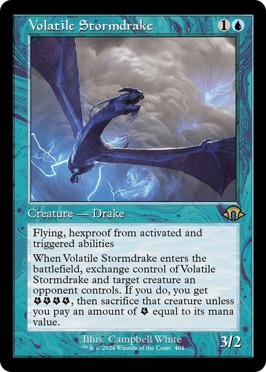 Volatile Stormdrake (MH3-404) (Foil)