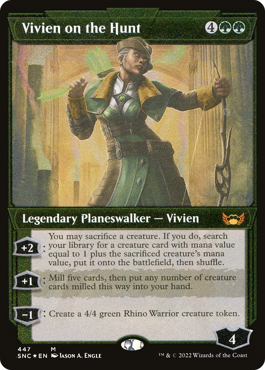 Vivien on the Hunt (SNC-447) (Showcase) (Etched Foil)