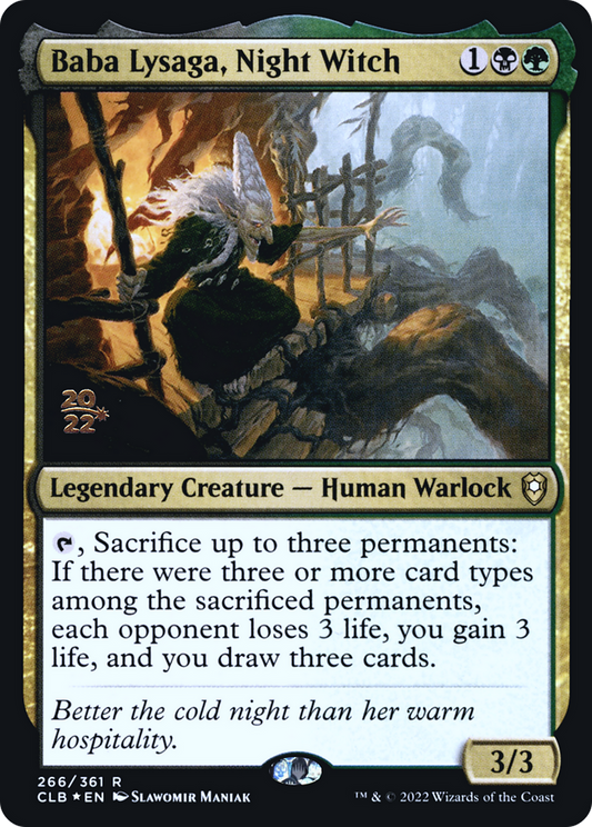 Baba Lysaga, Night Witch (PRE-266S) (Foil)