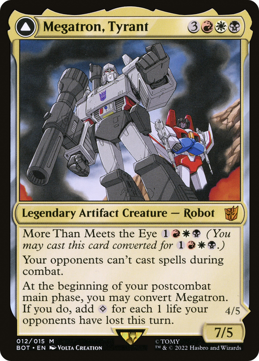 Megatron, Tyrant // Megatron, Destructive Force (BOT-012) (Foil)
