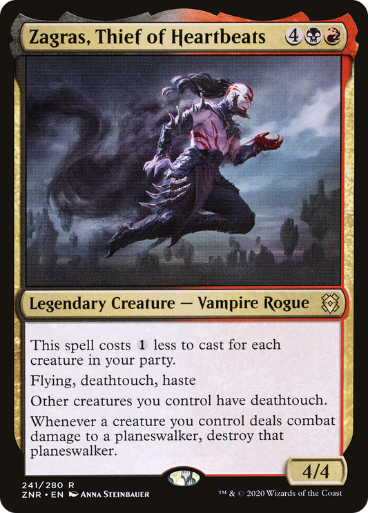 Zagras, Thief of Heartbeats (ZNR-241) (Foil)