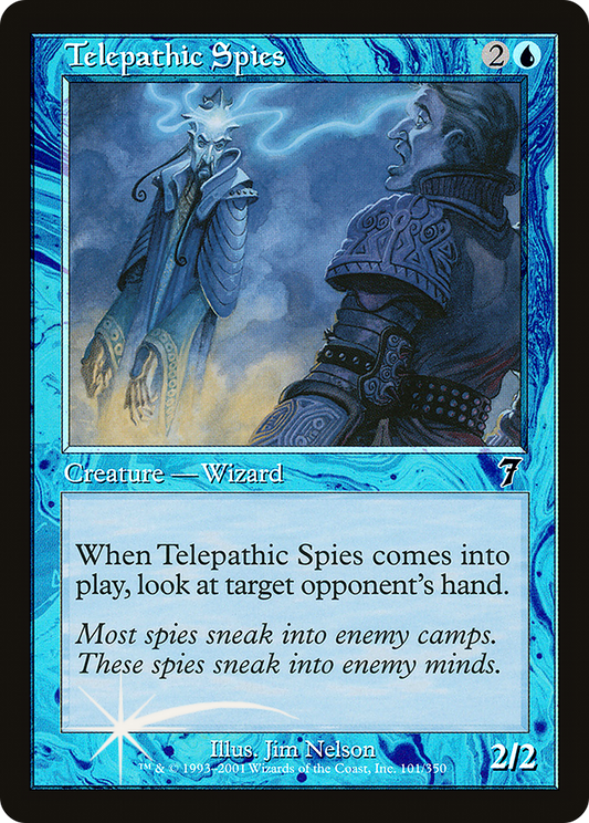 Telepathic Spies (7ED-101★) (Foil)
