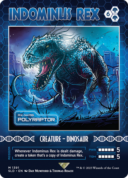 Indominus Rex / Polyraptor (SLD-1391) (Borderless)