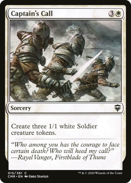 Captain's Call (CMR-015) (Foil)