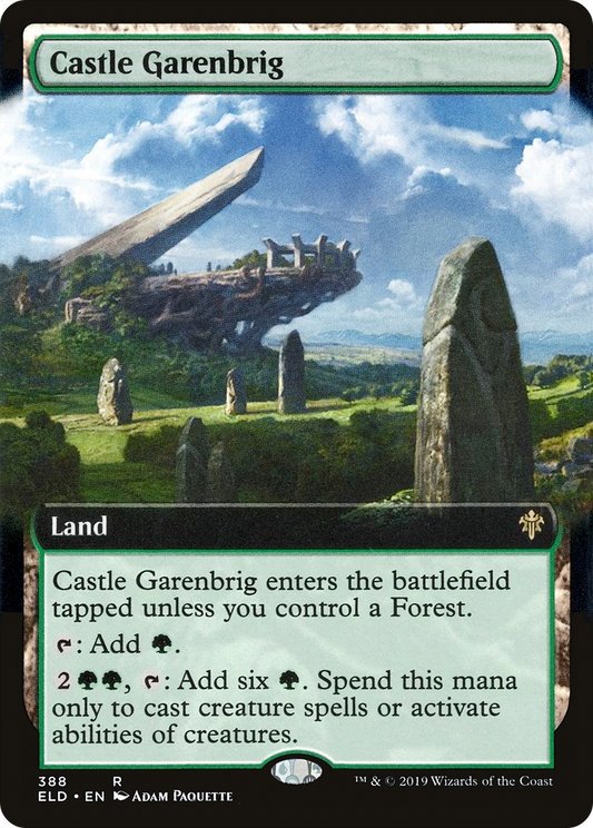 Castle Garenbrig (ELD-388) (Extended Art) (Foil)