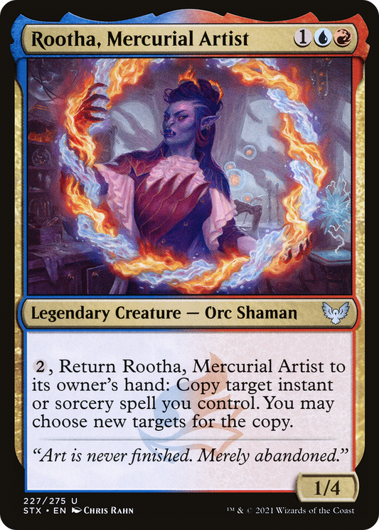 Rootha, Mercurial Artist (STX-227) (Foil)