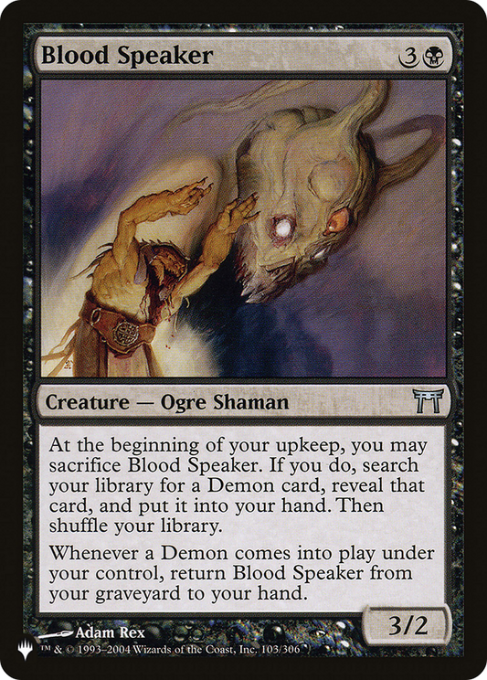Blood Speaker (LIST-CHK-103)