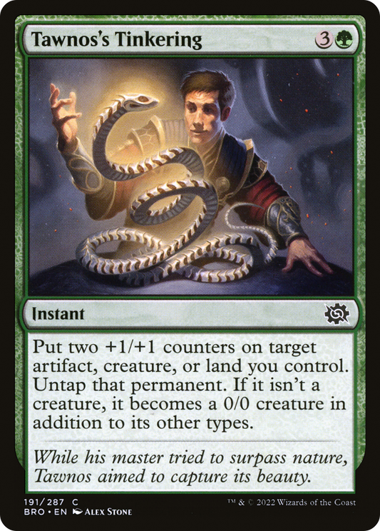 Tawnos's Tinkering (BRO-191) (Foil)