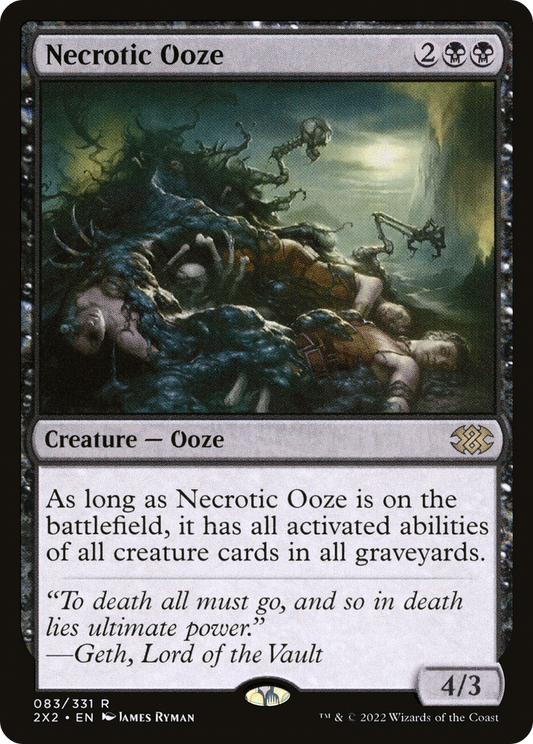 Necrotic Ooze (2X2-083) (Foil)
