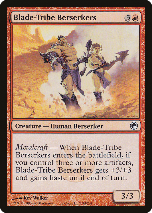 Blade-Tribe Berserkers (SOM-084) (Foil)