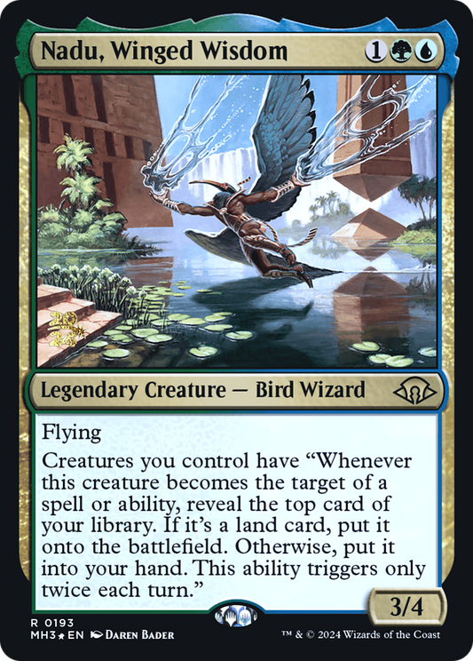 Nadu, Winged Wisdom (PRE-193S) (Foil)