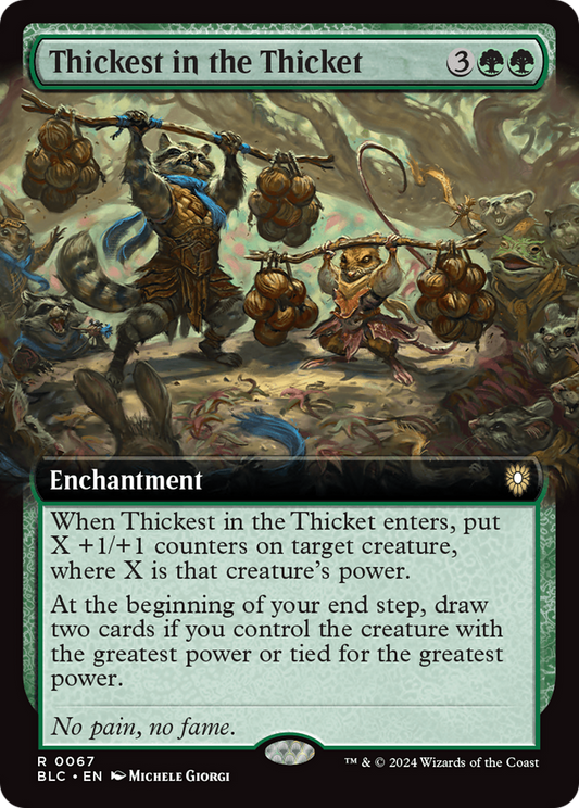 Thickest in the Thicket (BLC-067) (Extended Art)