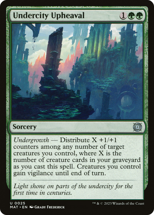 Undercity Upheaval (MAT-025) (Foil)
