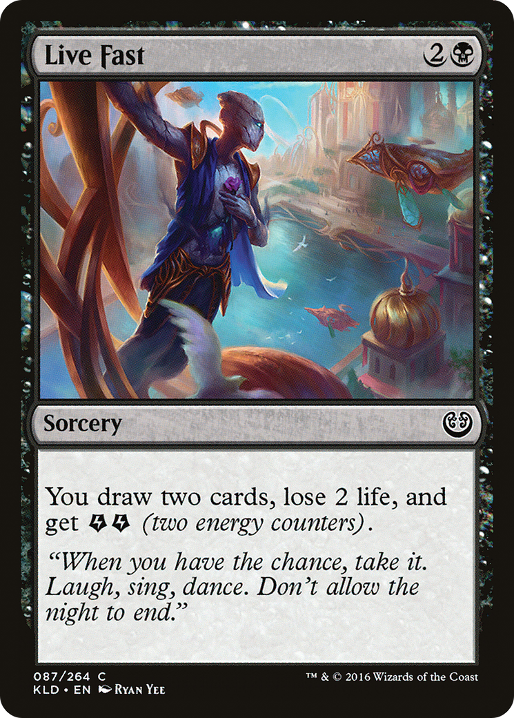 Live Fast (KLD-087) (Foil)