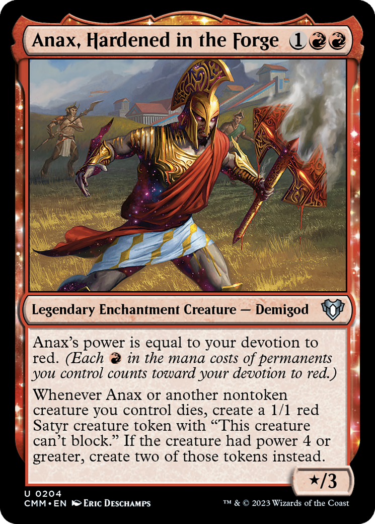 Anax, Hardened in the Forge (CMM-204) (Foil)