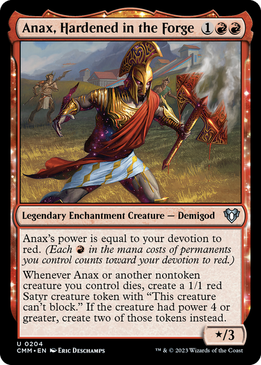 Anax, Hardened in the Forge (CMM-204) (Foil)