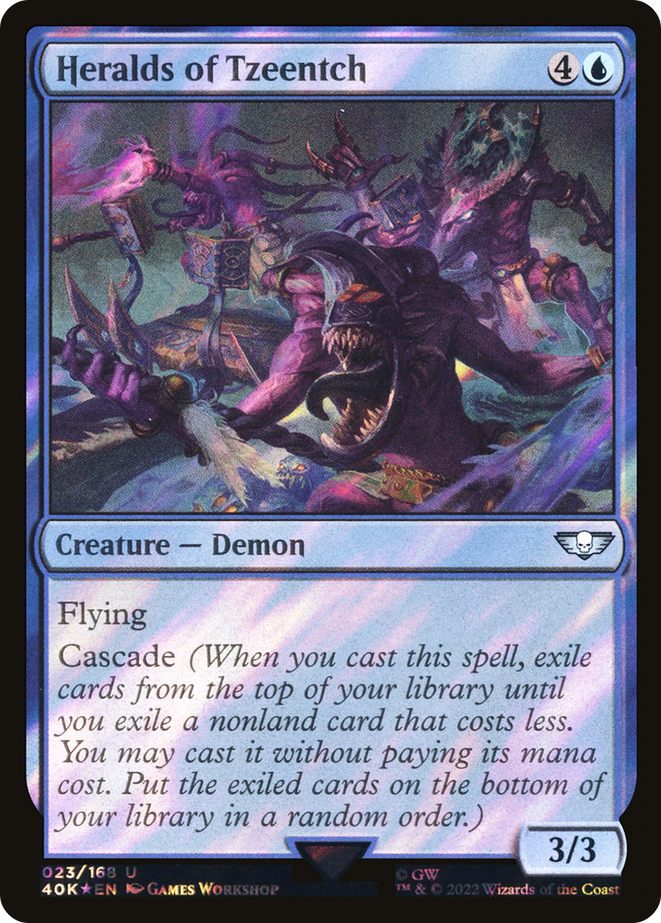 Heralds of Tzeentch (40K-23★) (Surge Foil)