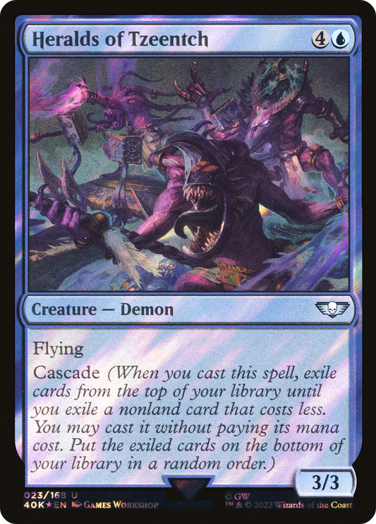 Heralds of Tzeentch (40K-23★) (Surge Foil)