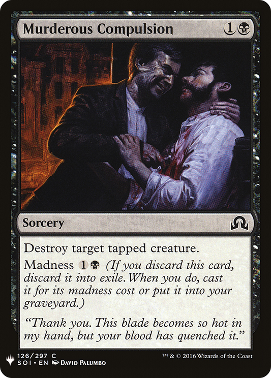 Murderous Compulsion (LIST-SOI-126)