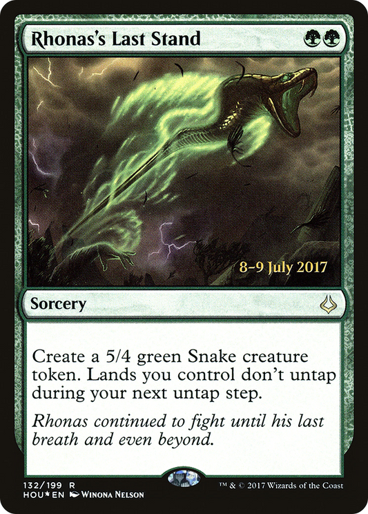 Rhonas's Last Stand (PRE-132S) (Foil)
