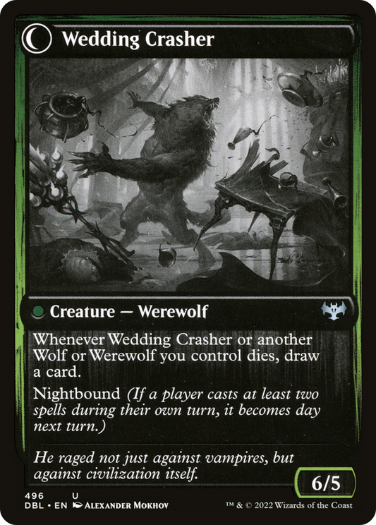 Wolfkin Outcast // Wedding Crasher (DBL-496) (Foil)