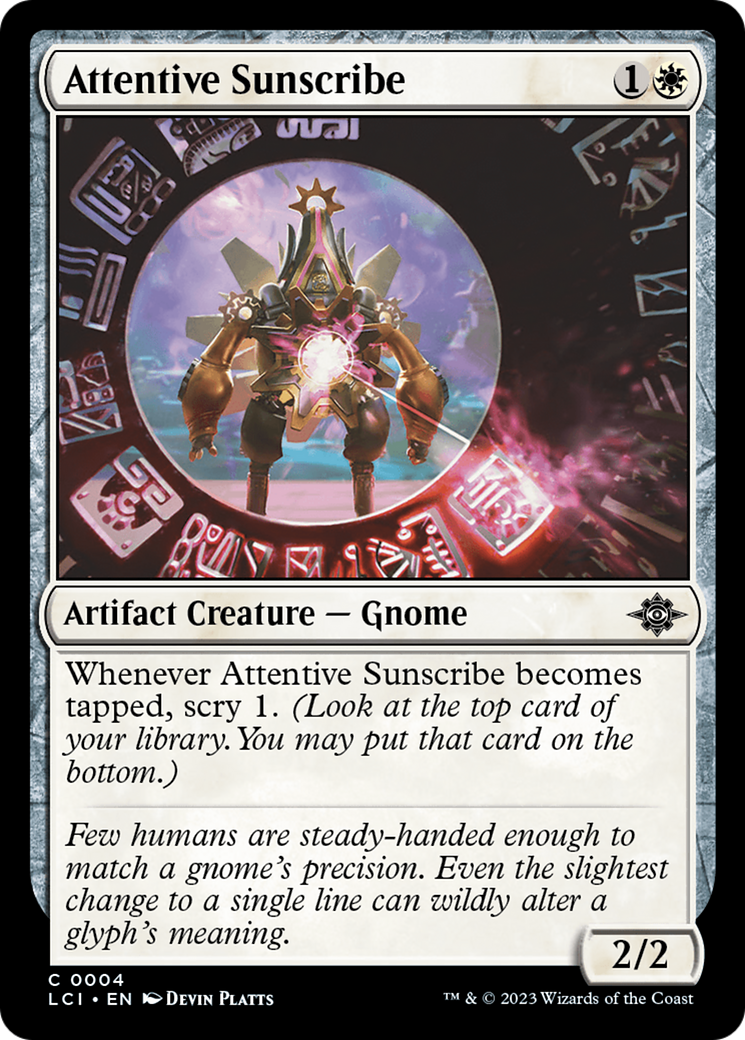 Attentive Sunscribe (LCI-004) (Foil)