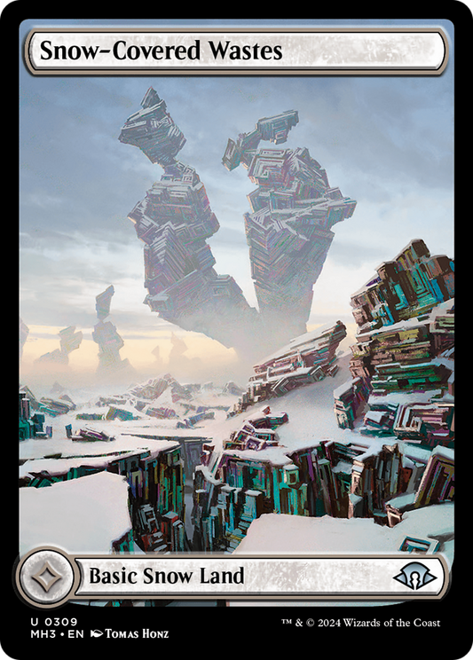Snow-Covered Wastes (MH3-309) (Full Art) (Foil)