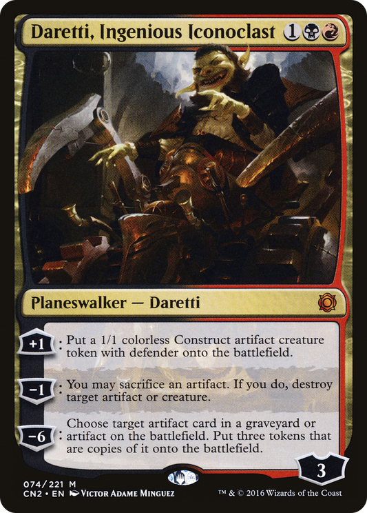 Daretti, Ingenious Iconoclast (CN2-074) (Foil)