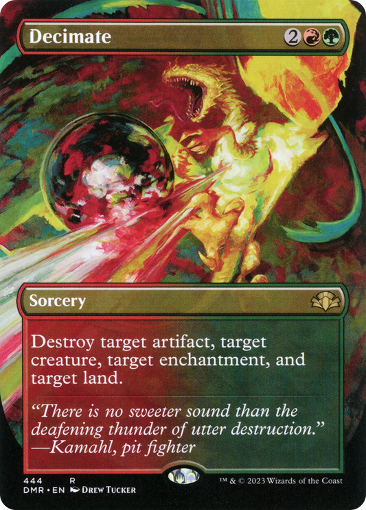 Decimate (DMR-444) (Borderless) (Foil)