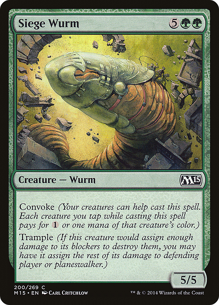 Siege Wurm (M15-200) (Foil)