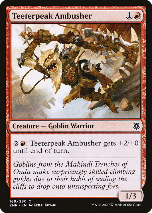 Teeterpeak Ambusher (ZNR-169) (Foil)