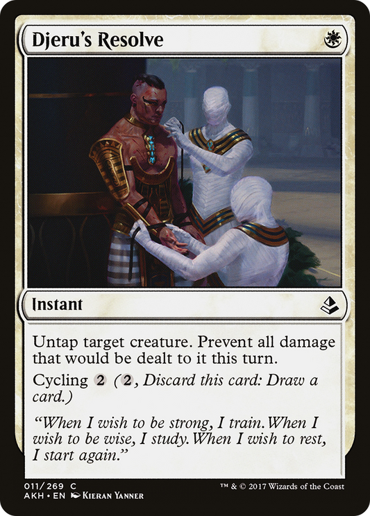 Djeru's Resolve (AKH-011) (Foil)