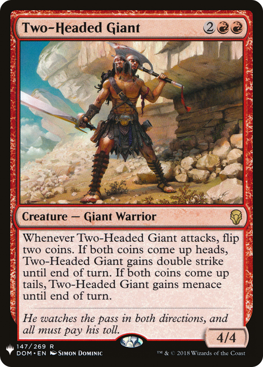 Two-Headed Giant (LIST-DOM-147)