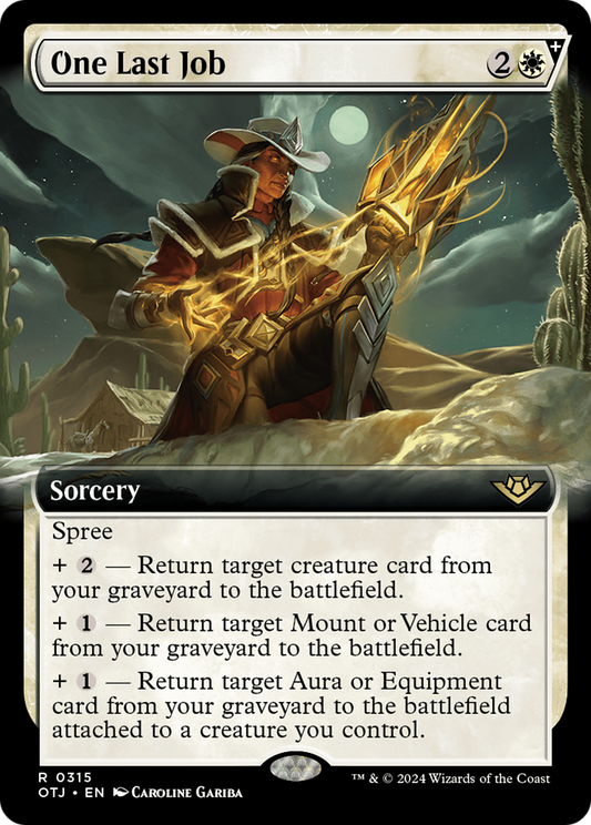 One Last Job (OTJ-315) (Extended Art) (Foil)
