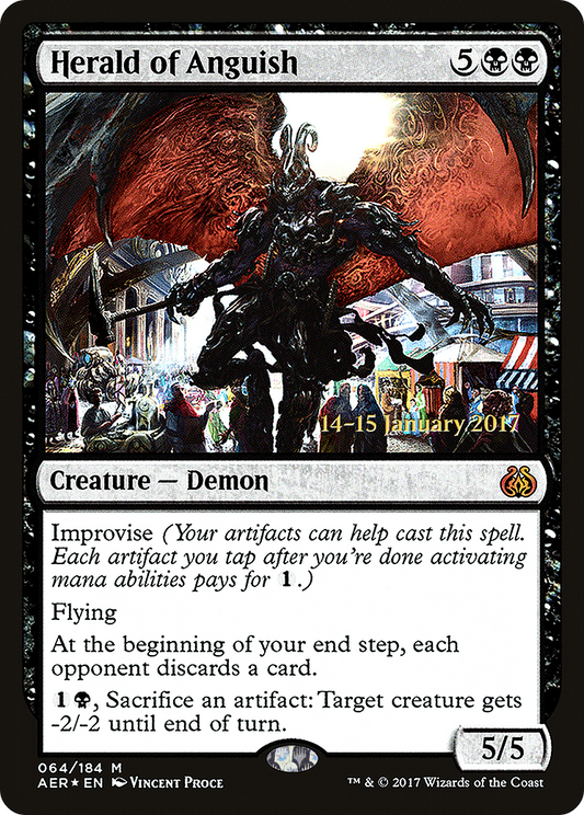 Herald of Anguish (PRE-64S) (Foil)