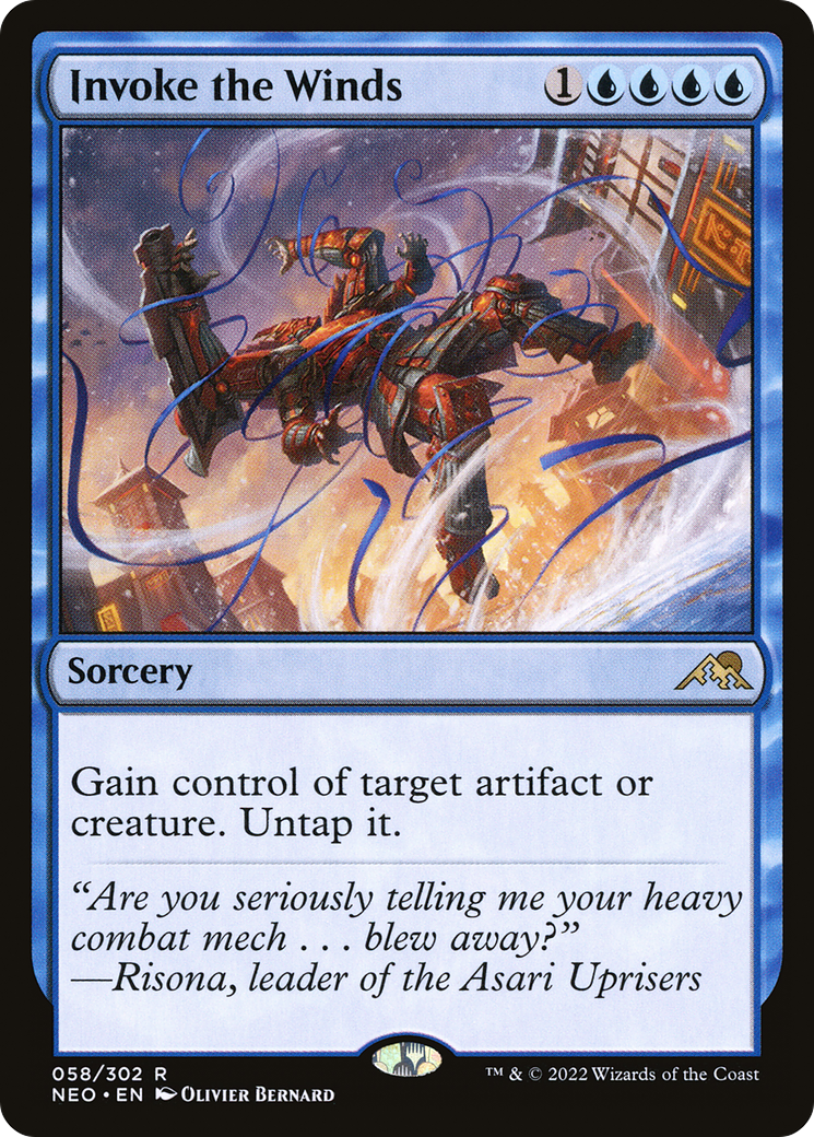 Invoke the Winds (NEO-058) (Foil)
