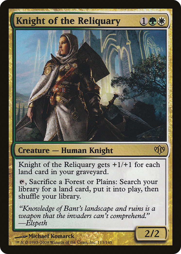 Knight of the Reliquary (CON-113) (Foil)