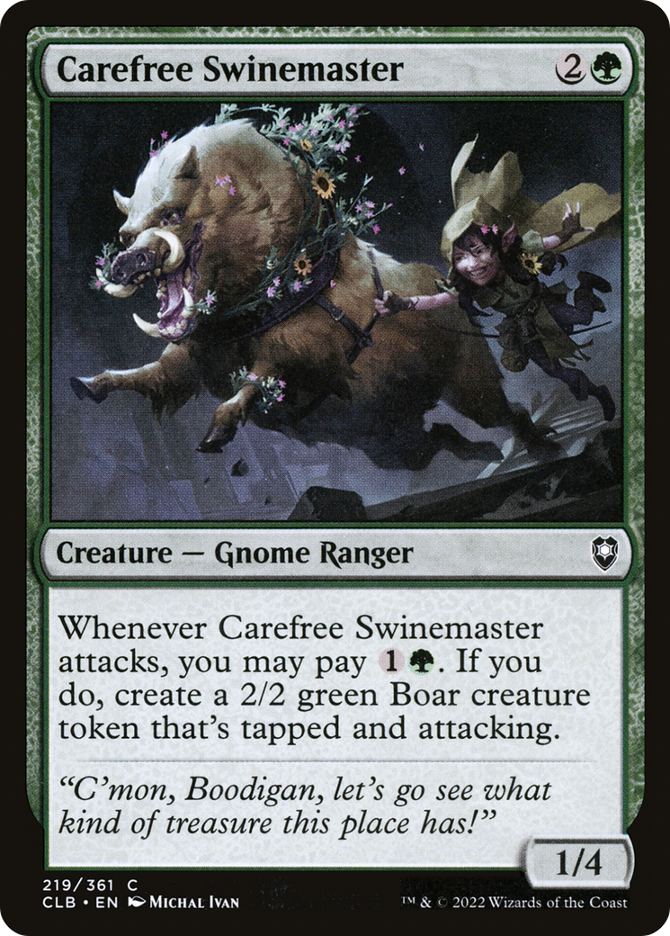 Carefree Swinemaster (CLB-219) (Foil)