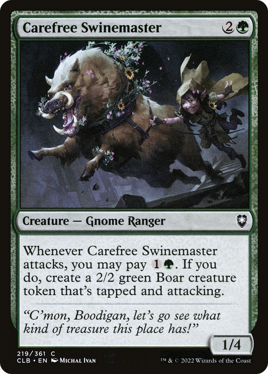 Carefree Swinemaster (CLB-219) (Foil)